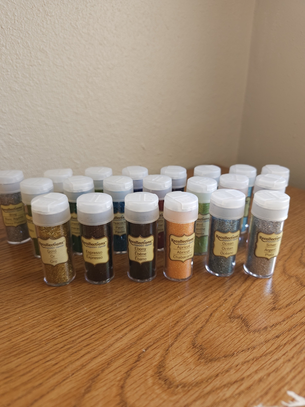 NEW Recollections Glitter Collection Of 21 Sealed Multiple Colors